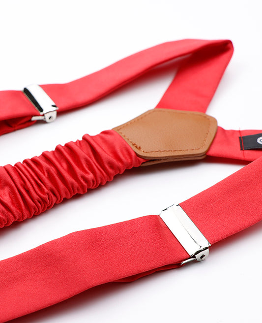 Bretelles Enfant Rouge n°2 en Polyester «Ernest»