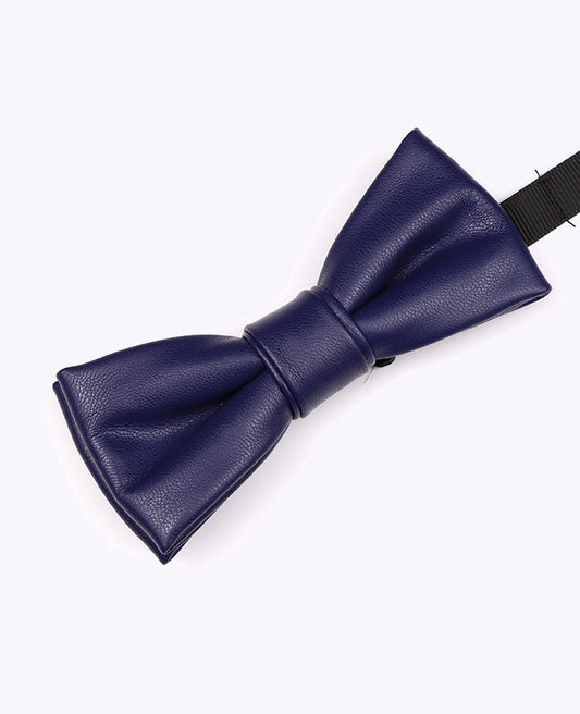 Noeud Papillon Bleu n°2 Homme en Cuir «Achille»