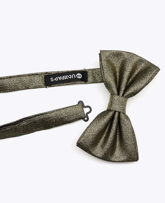 Noeud Papillon à Paillette Noir n°3 Homme en Polyester «Isidore»