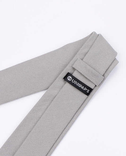 Cravate Gris n°3 Homme en Coton | Edgard | Unipap's