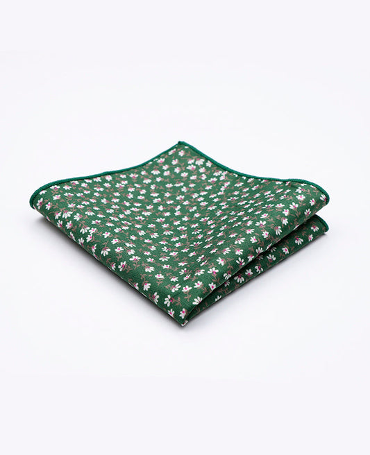 Pochette de Costume Liberty Vert n°1 en Coton | Gaspard - Unipap's