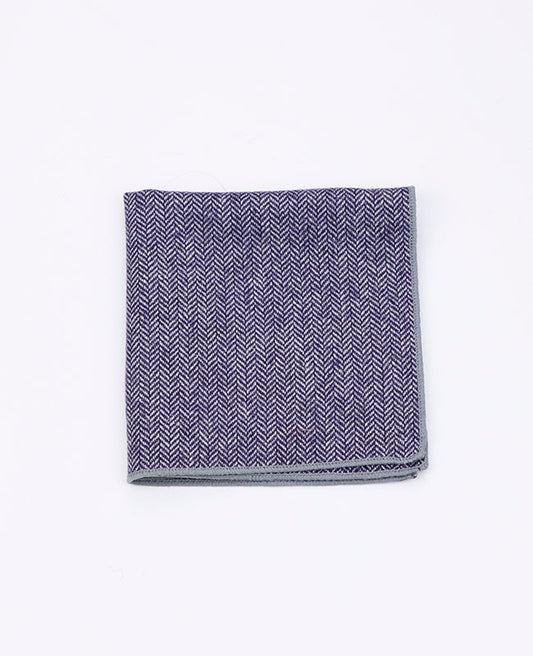 Pochette de Costume Bleu en Laine | Norbert - Unipap's