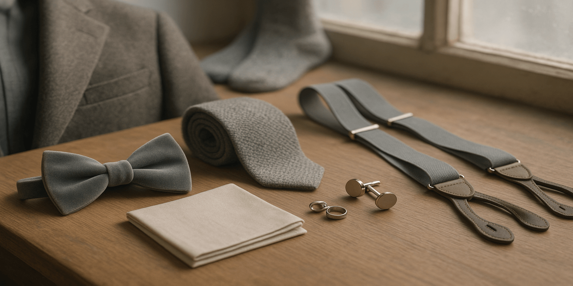 Pourquoi les accessoires de costume gris sont-ils un choix élégant pour l’hiver ? Billede