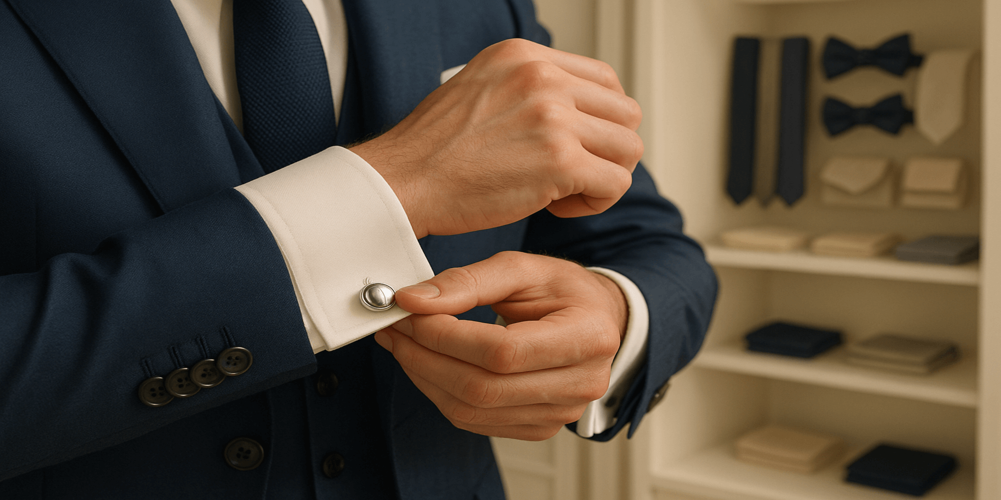 Les Boutons de Manchette : Accessoire Indispensable pour Élever Votre Style ! Billede