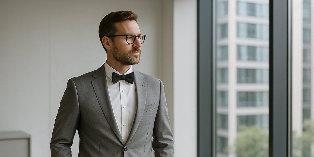 Comment porter le nœud papillon au bureau pour un look homme élégant Billede