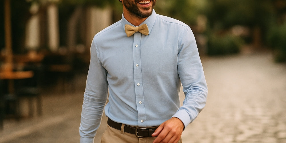 Les avantages des nœuds papillon tricot pour un style décontracté chic Billede