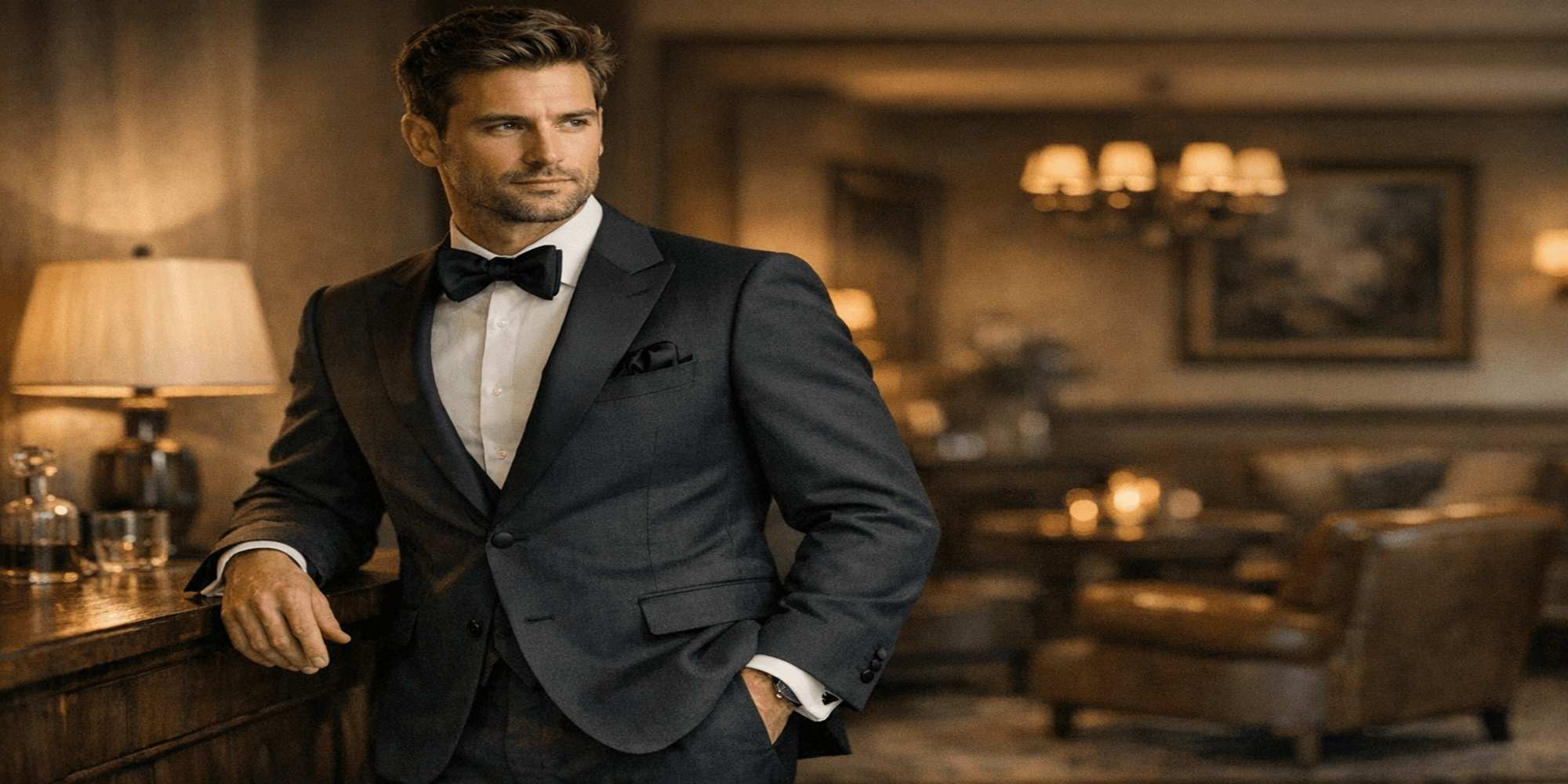 Pourquoi choisir des accessoires de costume noirs pour un look chic ? Billede