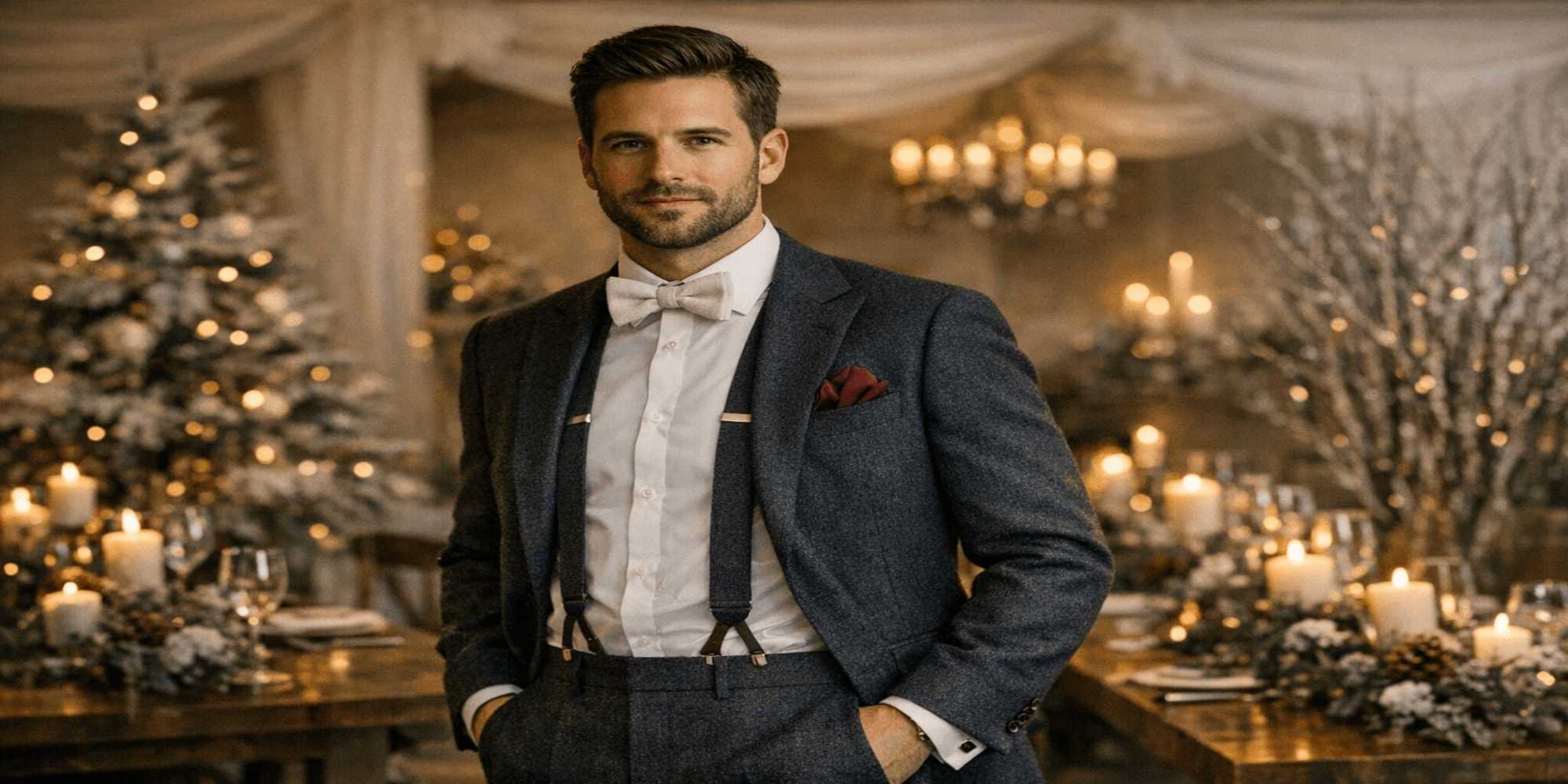Quelles bretelles choisir pour un mariage d’hiver élégant ? Billede