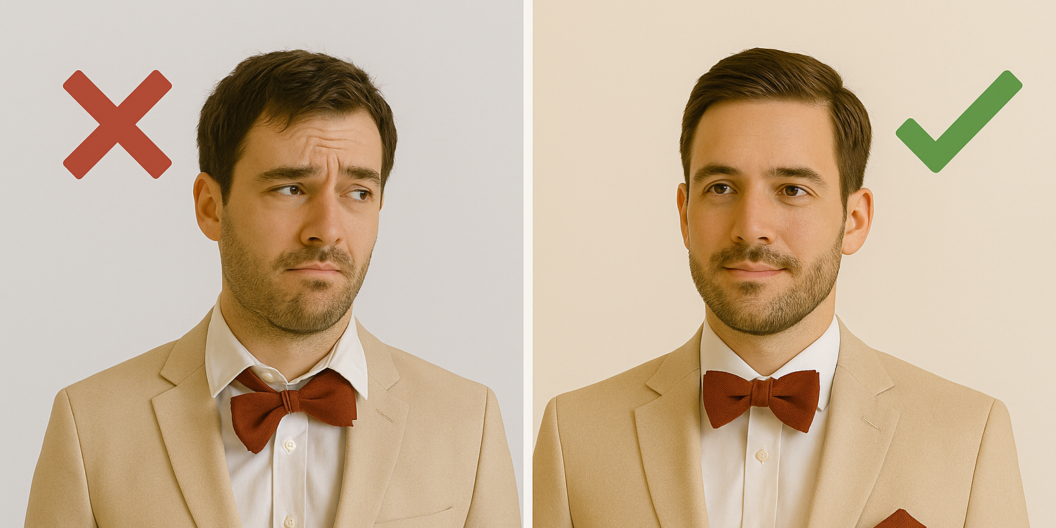 5 erreurs à éviter quand on porte un nœud papillon pour un look homme élégant Billede