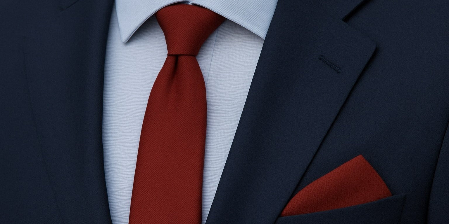 Comment assortir une pochette de costume à une cravate avec élégance ? Billede
