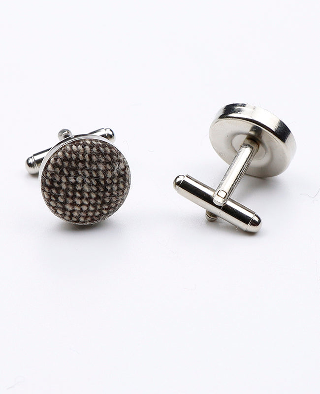 Boutons de Manchette Gris n°2 en Laine | Claude - Unipap's