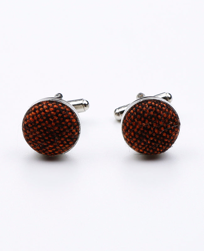 Manchetknapper Orange i Uld | Claude - Unipap's