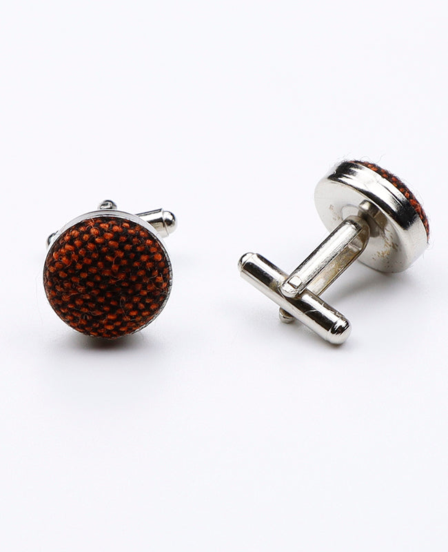 Manchetknapper Orange i Uld | Claude - Unipap's