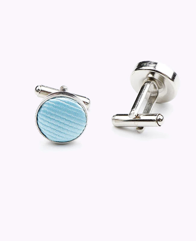 Manchetknapper Blå nr. 4 i Polyester »Lucien«