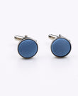 Boutons de Manchette Bleu n°7 en Polyester | Anatole - Unipap's