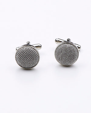 Boutons de Manchette Gris n°1 en Coton | Edgard - Unipap's