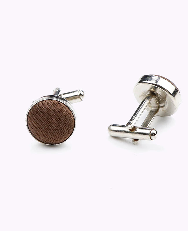 Manchetknapper Brun i Polyester »Lucien«