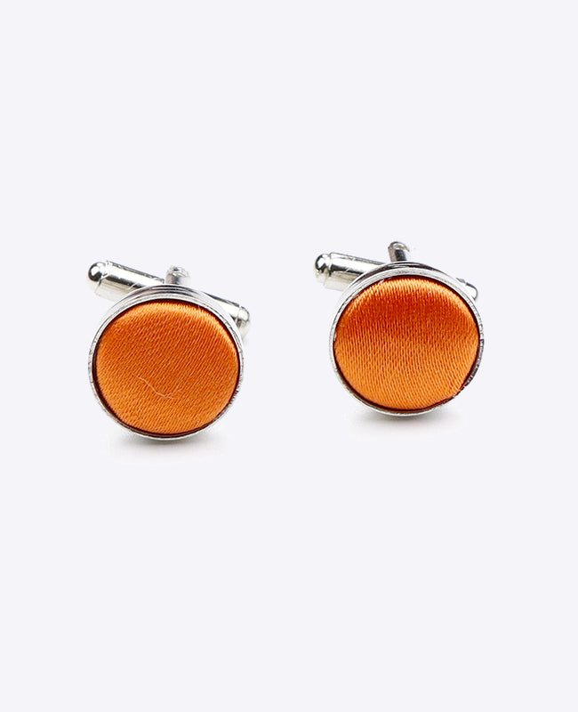 Manchetknapper Orange i Polyester | Jules - Unipap's