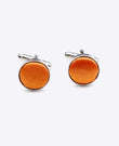 Manchetknapper Orange i Polyester | Jules - Unipap's