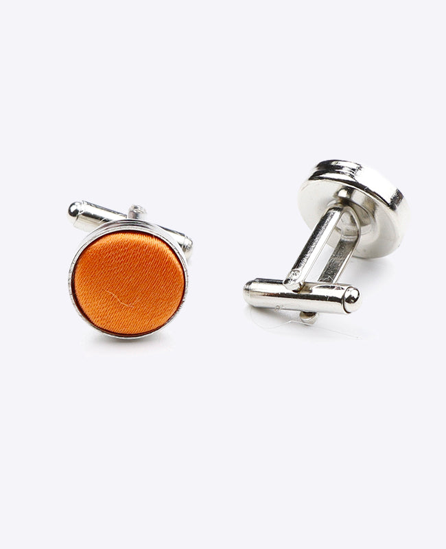 Manchetknapper Orange i Polyester | Jules - Unipap's