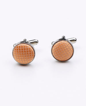 Manchetknapper Orange i Polyester | Martin - Unipap's