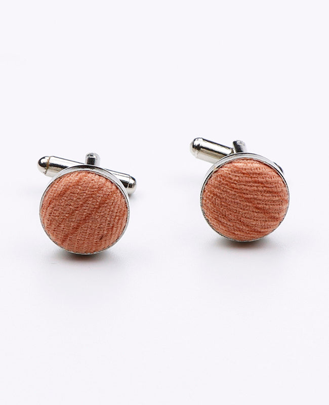 Manchetknapper Orange i Polyester | Augustin - Unipap's