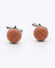 Manchetknapper Orange i Polyester | Augustin - Unipap's