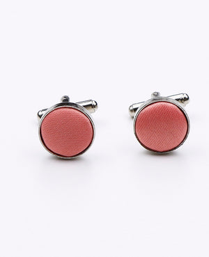 Boutons de Manchette Rose n°3 en Polyester | Anatole - Unipap's
