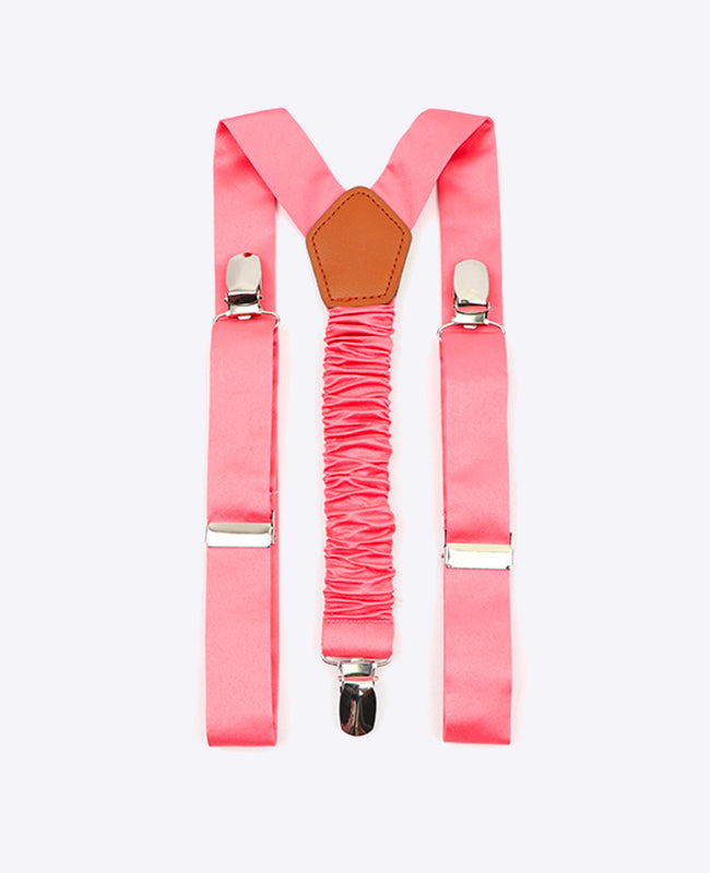 Bretelles Enfant Rose n°2 en Polyester «Ernest»