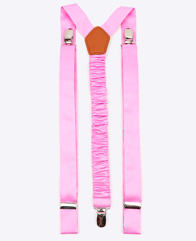 Bretelles Homme Rose n°1 en Polyester «Ernest»