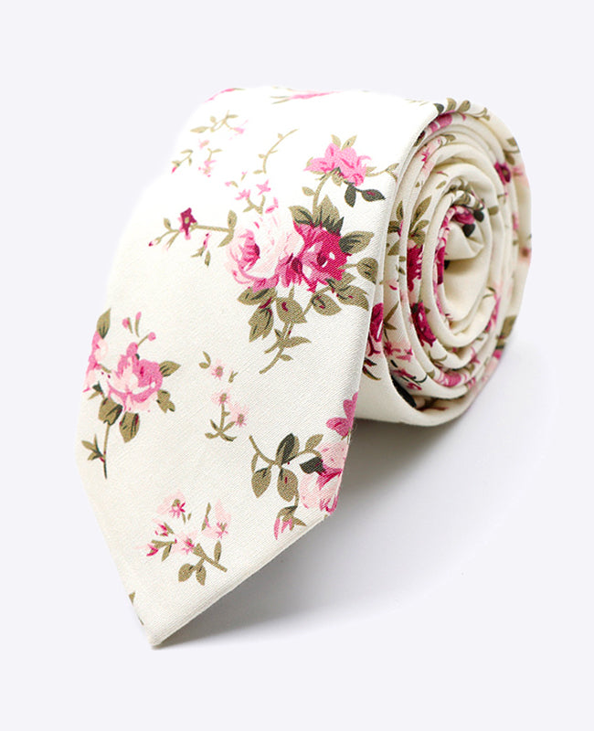 Slips Liberty Hvid nr. 7 Herre i Bomuld »Charles«