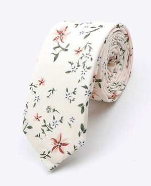 Slips Liberty Hvid nr. 8 Herre i Bomuld »Charles«
