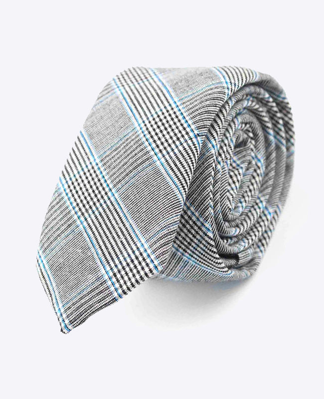 Slips Tartan Grå nr. 1 Herre i Bomuld | Marcel - Unipap's