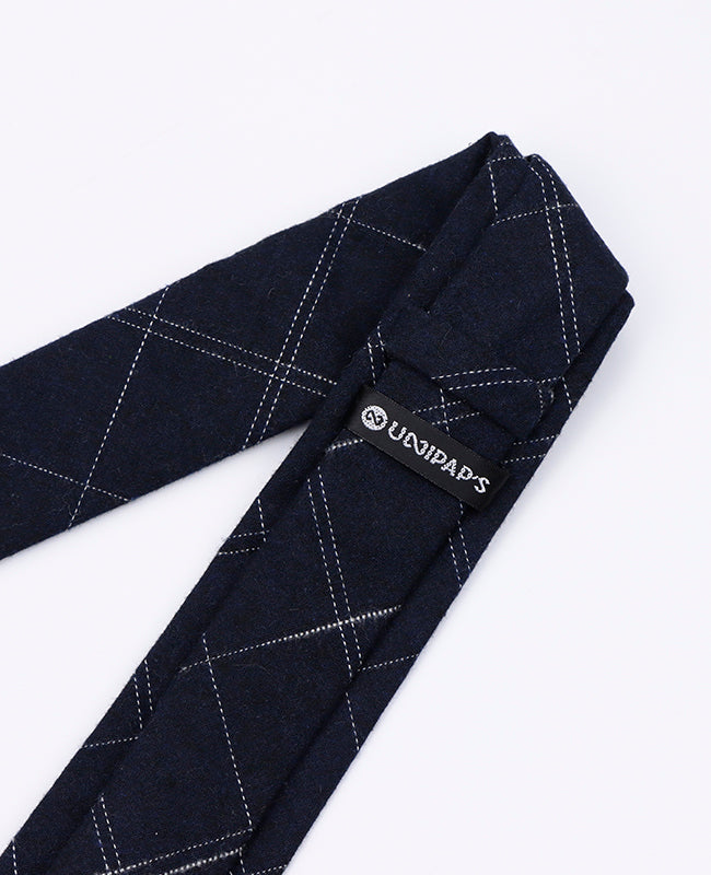Slips Tartan Sort nr.1 Herre i Bomuld | Marcel - Unipap's