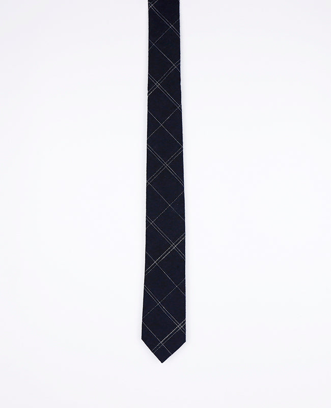Slips Tartan Sort nr. 1 Herre i Bomuld | Marcel - Unipap's