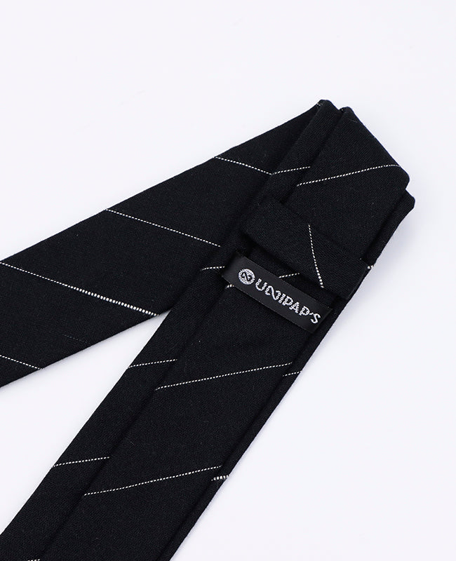Slips Tartan Sort nr. 2 Herre i Bomuld | Marcel - Unipap's