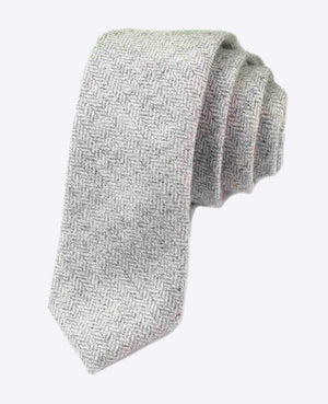 Cravate Gris n°1 Homme en Laine | Claude - Unipap's