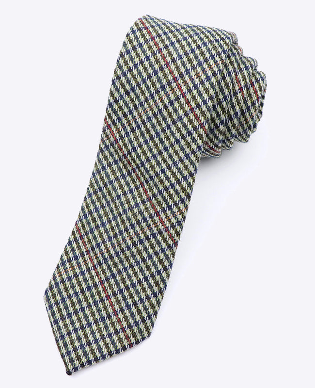 Slips Tartan Grå nr. 9 Herre i Uld | Nobert - Unipap's