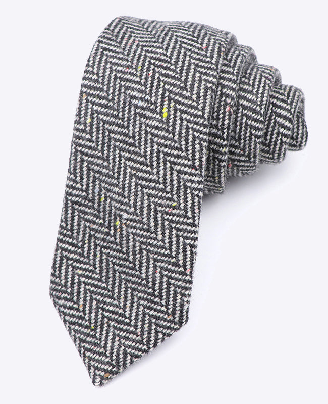 Slips Tartan Grå nr. 1 Herre i Uld | Norbert - Unipap's