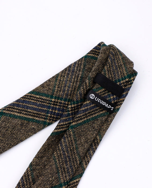 Slips Tartan Grå nr. 5 Herre i Uld | Norbert - Unipap's