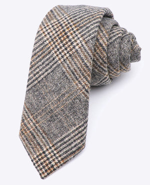 Slips Tartan Grå nr. 6 Herre i Uld | Norbert - Unipap's