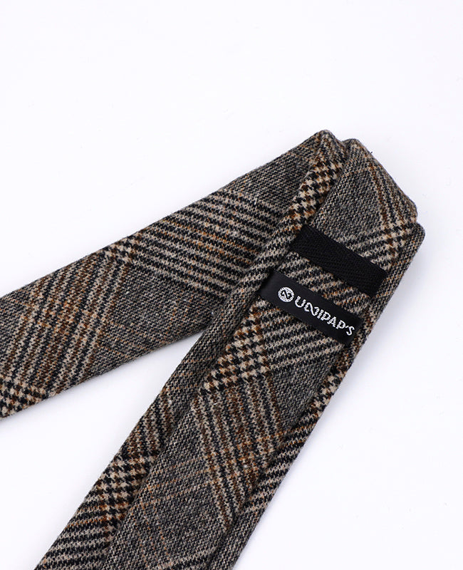 Slips Tartan Grå nr. 6 Herre i Uld | Norbert - Unipap's