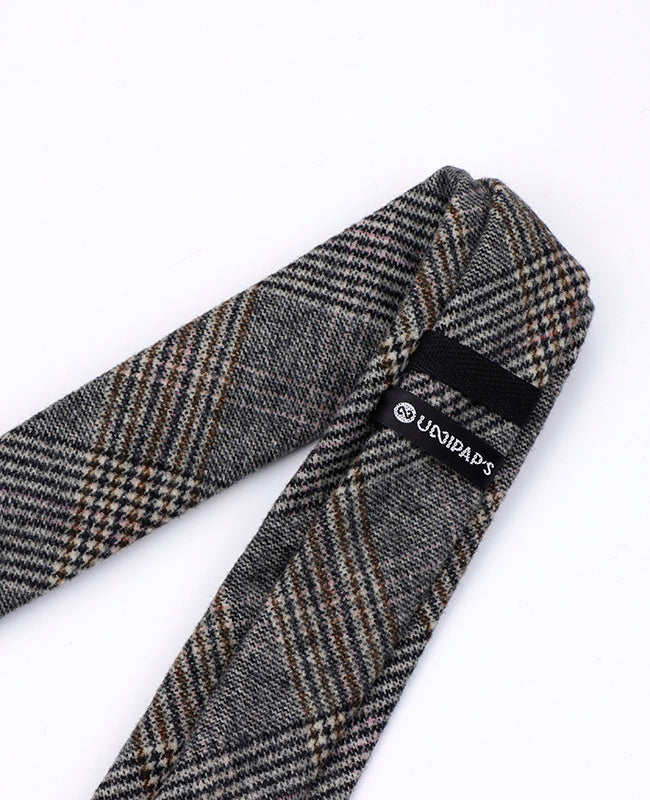 Slips Tartan Grå nr. 7 Herre i Uld | Norbert - Unipap's