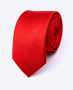 Slips Rød nr. 2 Herre i Polyester | Lucien - Unipap's