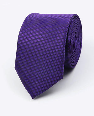 Cravate Violet n°2 Homme en Polyester | Martin - Unipap's