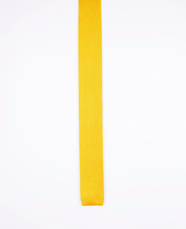 Cravate Jaune Homme en Tricot «Léon»