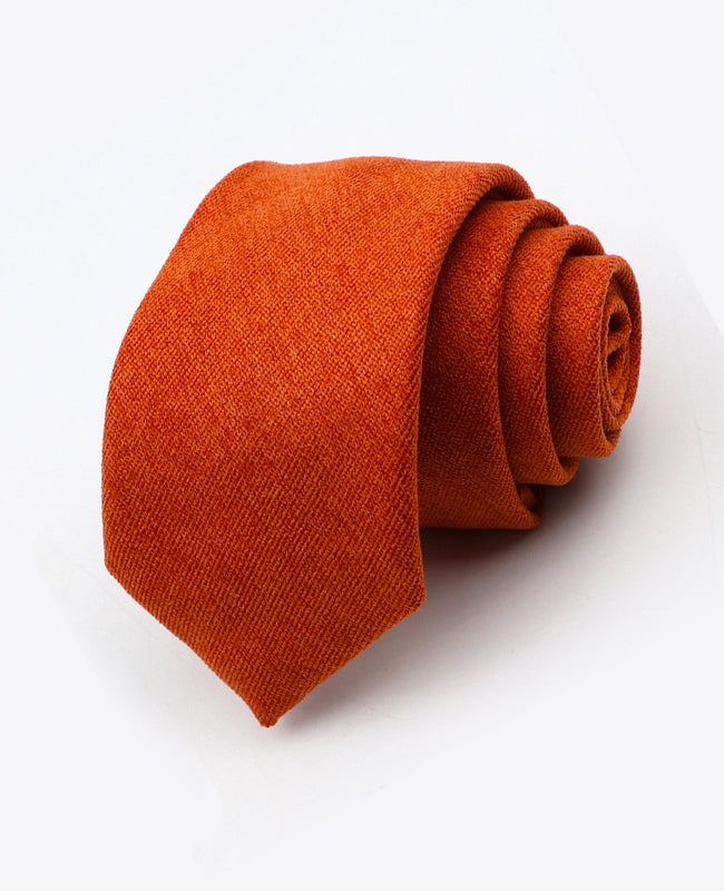 Slips Orange nr.1 Herre i Fløjlseffekt