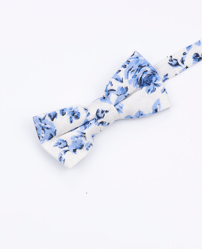 Noeud Papillon Liberty Blanc n°10 Enfant en Coton | Charles - Unipap's