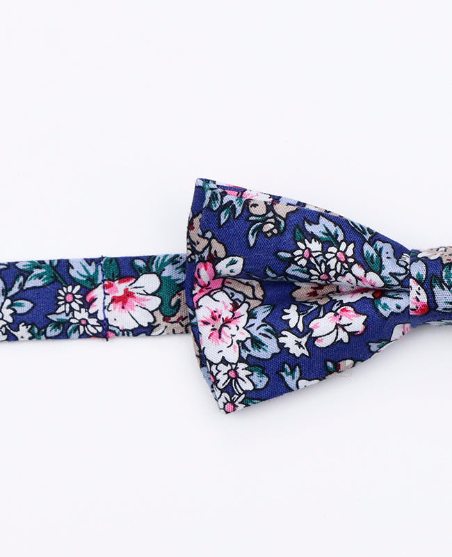 Noeud Papillon Liberty Bleu n°10 Enfant en Coton | Gaspard - Unipap's