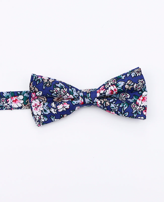 Noeud Papillon Liberty Bleu n°10 Enfant en Coton | Gaspard - Unipap's